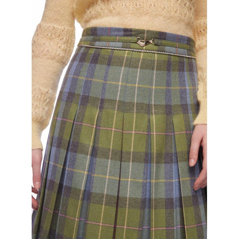 Vivetta GONNA TARTAN A PIEGHE