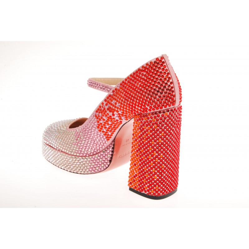 Vivetta MARY JANE PLATFORM STRASS DEGRADÈ