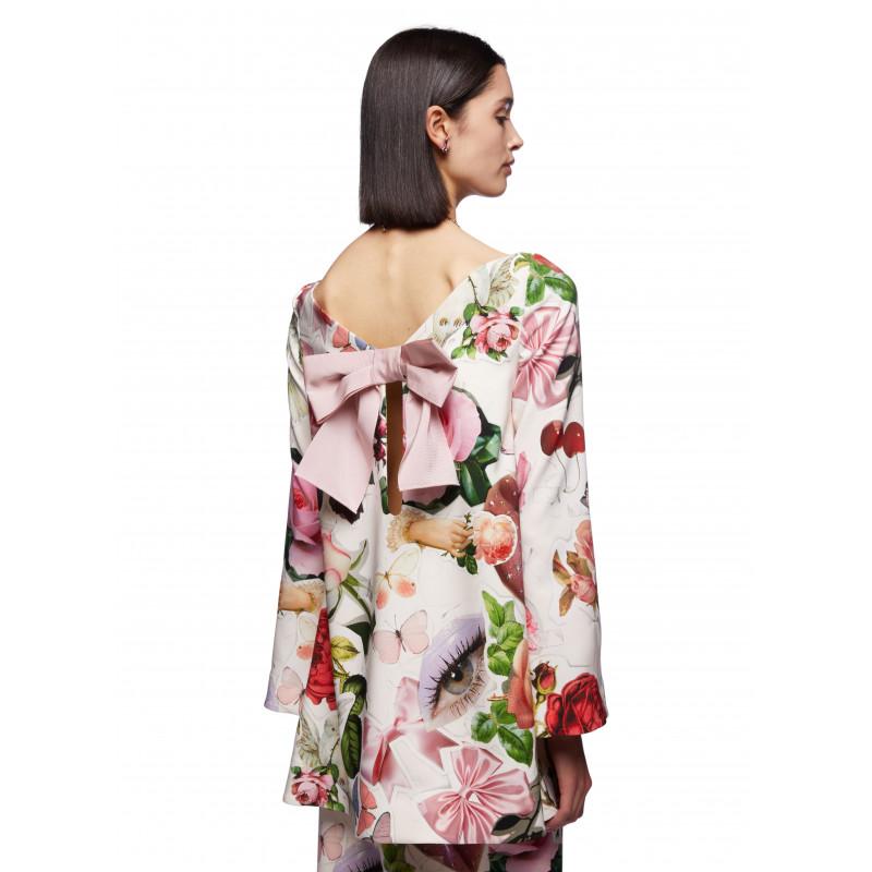 Vivetta MINI ABITO STAMPATO CON FIOCCO