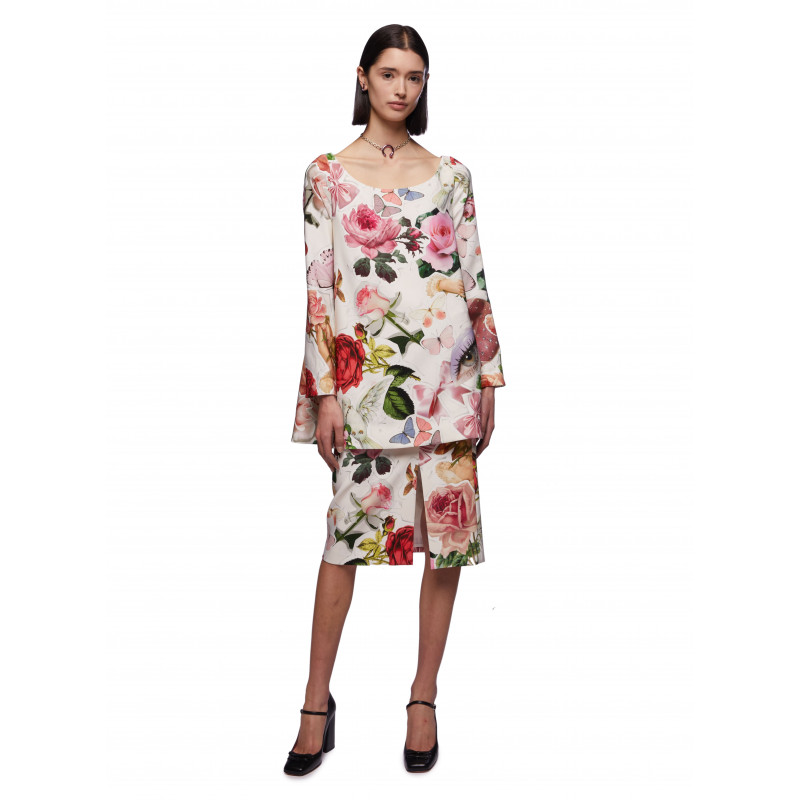 Vivetta MINI ABITO STAMPATO CON FIOCCO