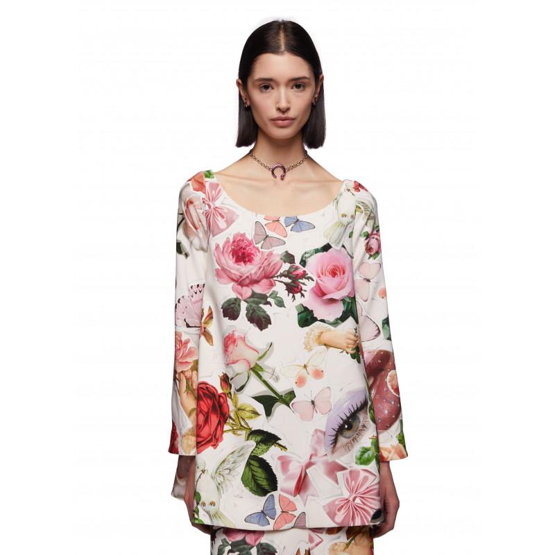 Vivetta MINI ABITO STAMPATO CON FIOCCO