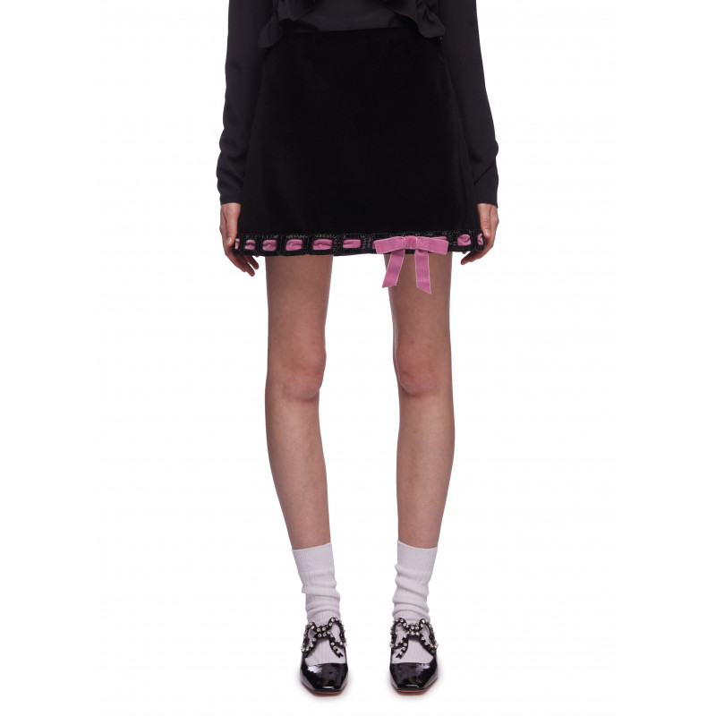 Vivetta MINI GONNA VELLUTO