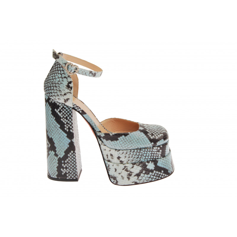 Vivetta PLATFORM MARY JANE PELLE STAMPATA