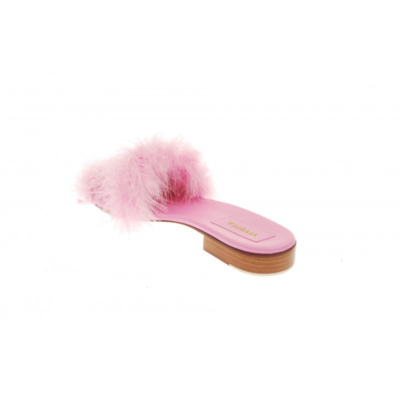 Vivetta SANDALI FLAT CON MARABÙ