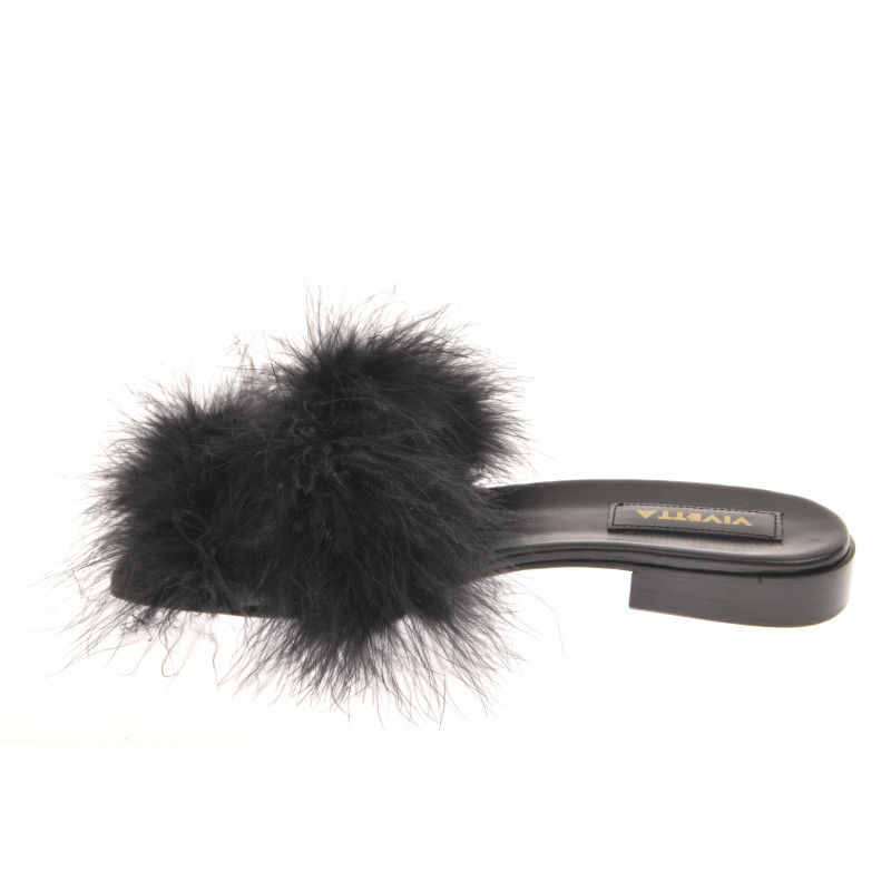 Vivetta SANDALI FLAT CON MARABÙ