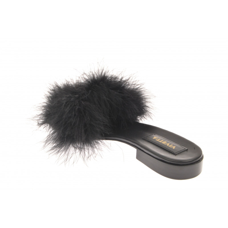 Vivetta SANDALI FLAT CON MARABÙ