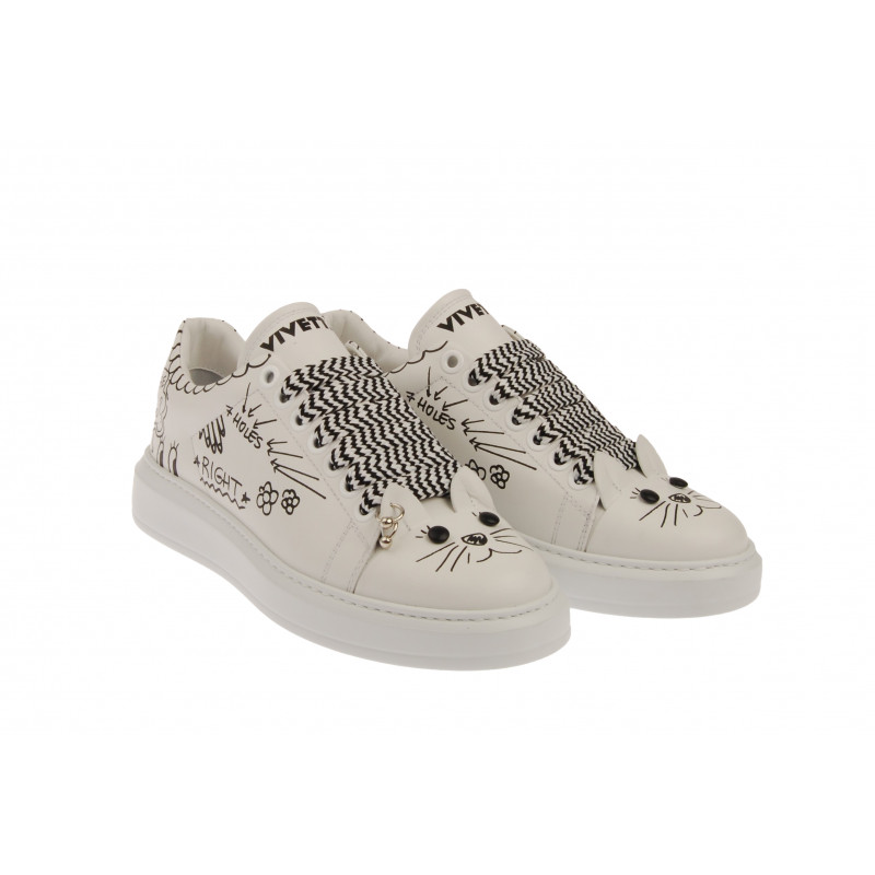 Vivetta SNEAKERS GATTO SERIGRAFIA