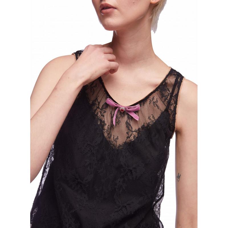 Vivetta TOP SMANICATO IN PIZZO