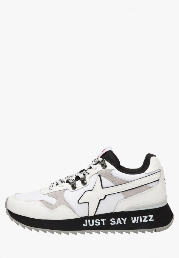 W6yz Sneakers in ecopelle e tessuto tecnico Bianco -YAK-M