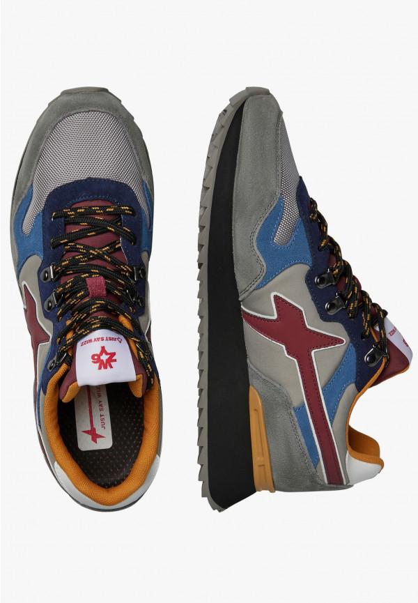 W6yz Sneakers In Suede E Tessuto Tecnico Antracite -YAK-M