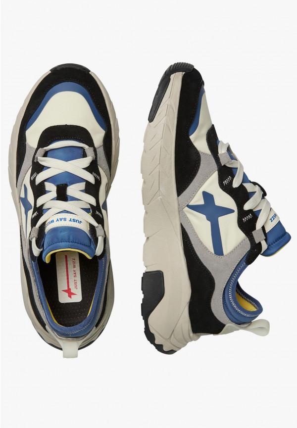 W6yz Sneakers In Suede E Tessuto Tecnico Grigio -NEXT-M