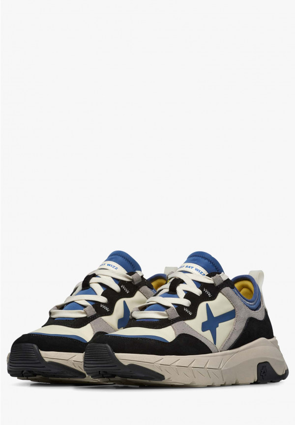 W6yz Sneakers In Suede E Tessuto Tecnico Grigio -NEXT-M