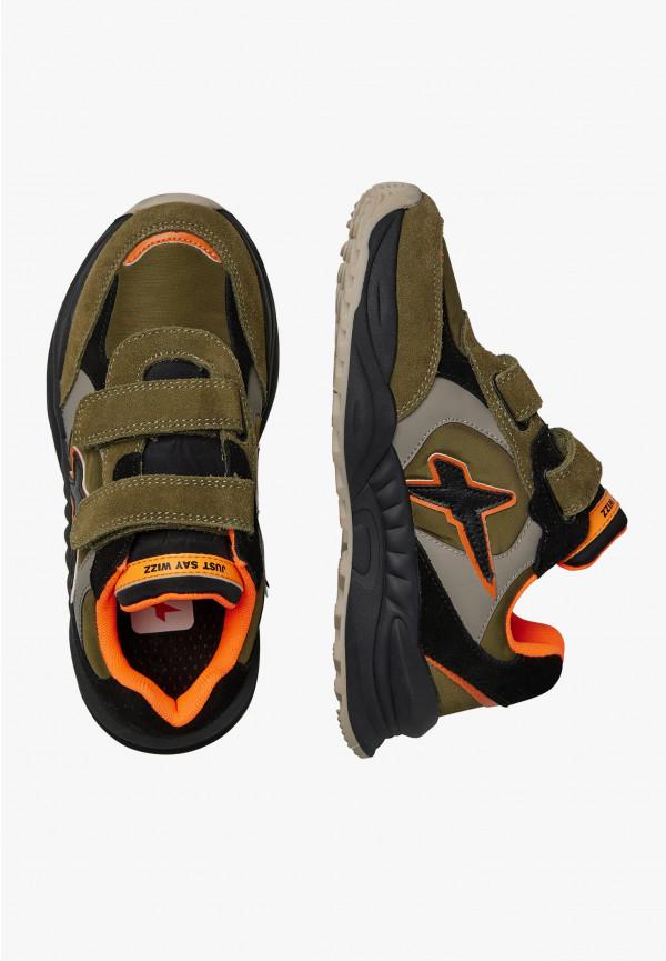 W6yz Sneakers In Suede E Tessuto Tecnico Militare -CHEWINGUM JUNIOR VL