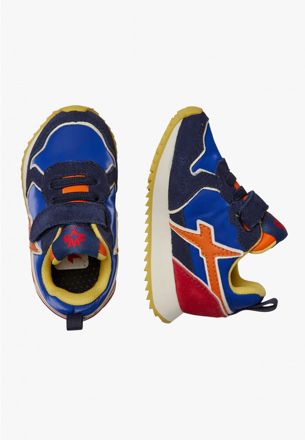 W6yz Sneakers In Suede E Tessuto Tecnico Nero -JET-BABY