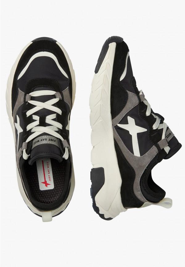 W6yz Sneakers In Suede E Tessuto Tecnico Nero -NEXT-M