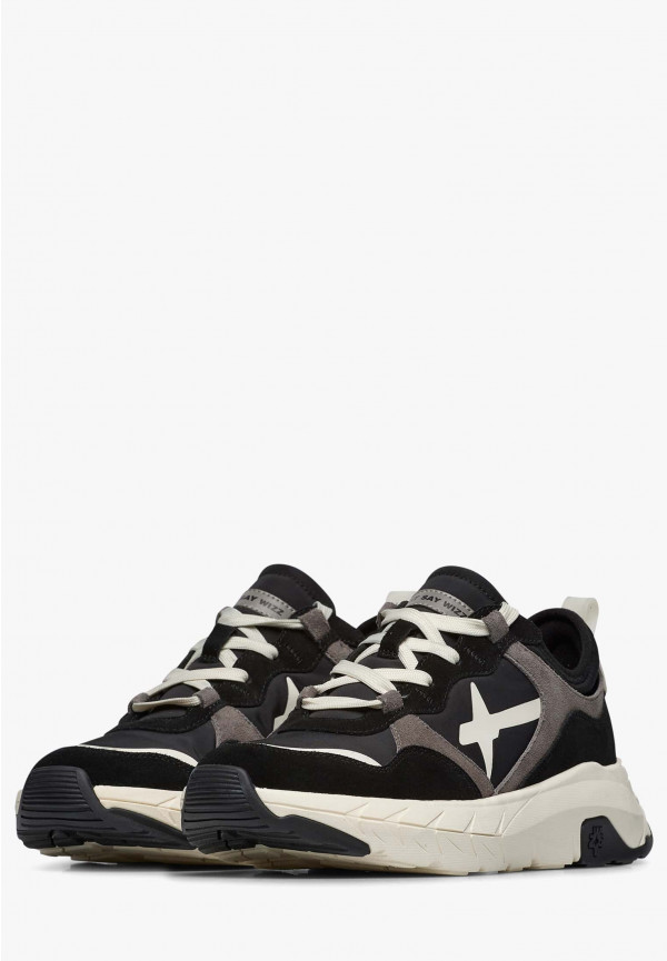 W6yz Sneakers In Suede E Tessuto Tecnico Nero -NEXT-M