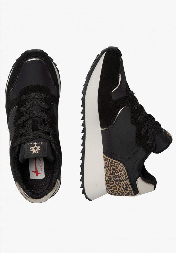 W6yz Sneakers In Suede E Tessuto Tecnico Rosa -JET-W