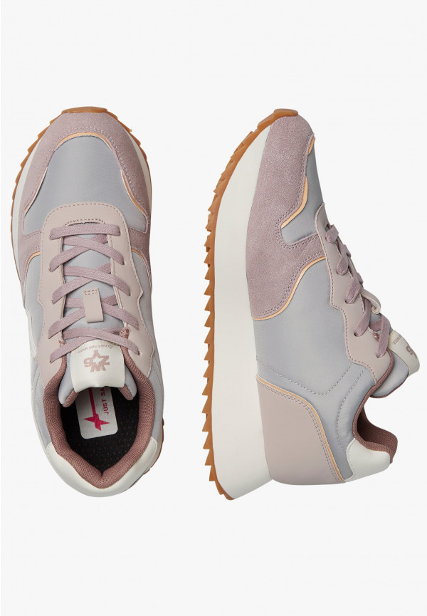 W6yz Sneakers In Suede E Tessuto Tecnico Rosa -JET-W