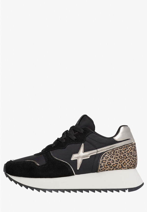 W6yz Sneakers in suede e tessuto tecnico Rosa -JET-W