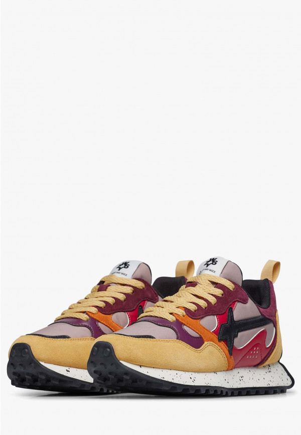 W6yz Sneakers In Suede E Tessuto Tecnico Rosso -LOOP-W