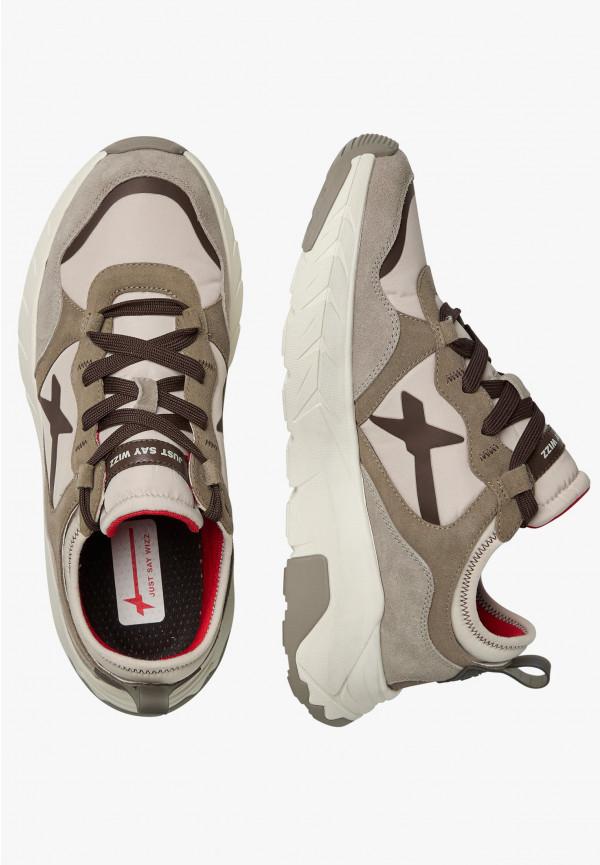 W6yz Sneakers In Suede E Tessuto Tecnico Tortora -NEXT-M