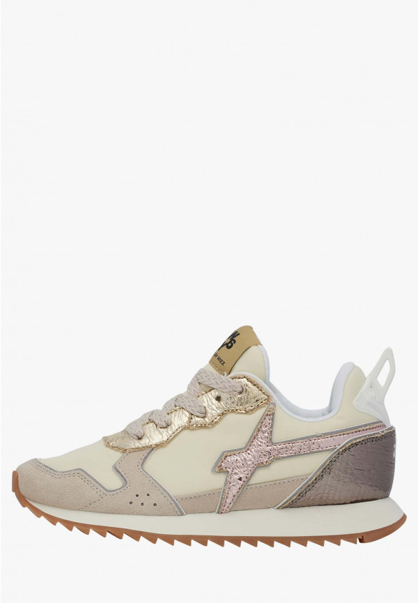 W6yz Sneakers in tessuto tecnico e suede Beige -JET-J