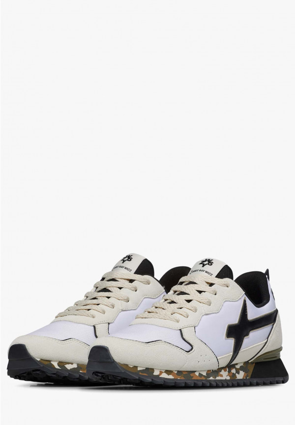W6yz Sneakers In Tessuto Tecnico E Suede Beige-Nero -JET-M