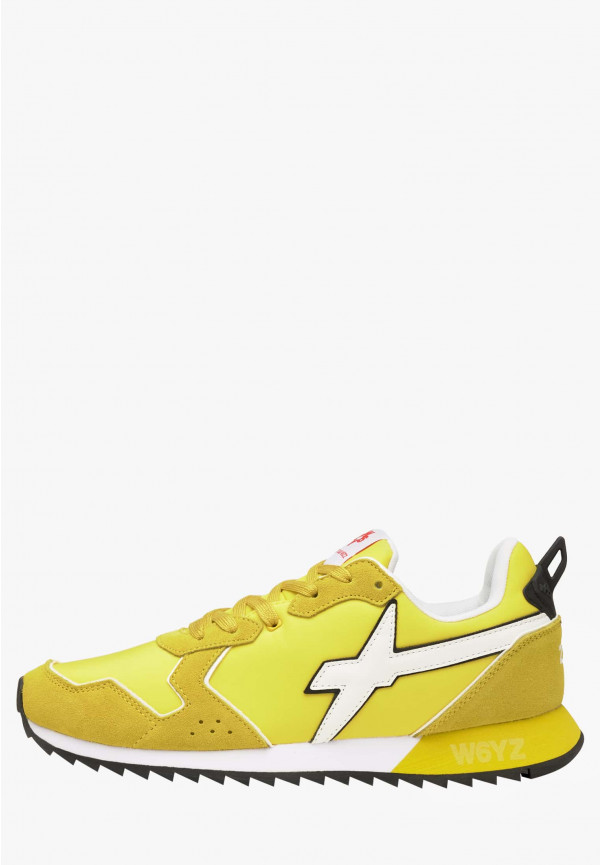 W6yz Sneakers in tessuto tecnico e suede Giallo -JET-M
