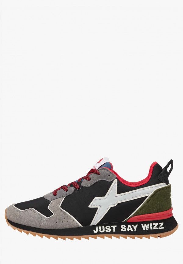 W6yz Sneakers in tessuto tecnico e suede Grigio -JET-M