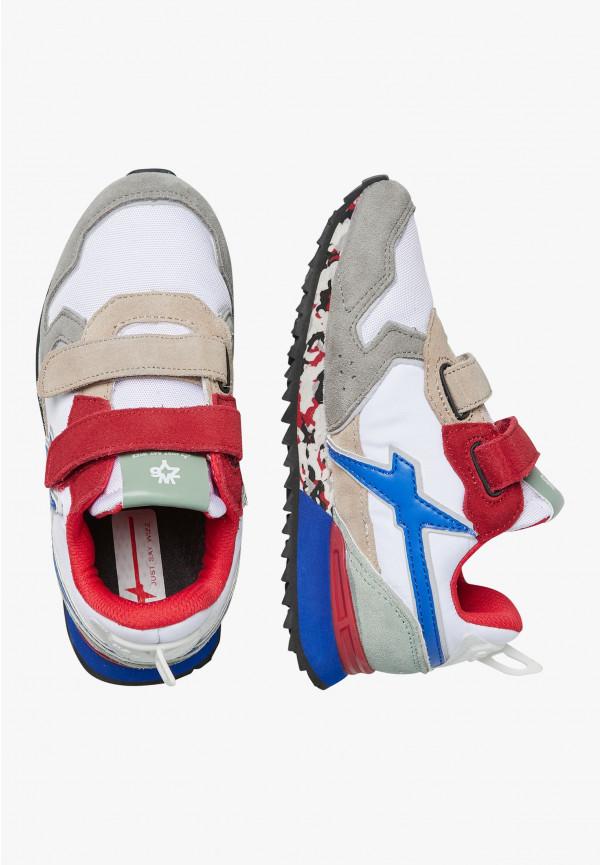 W6yz Sneakers In Tessuto Tecnico E Suede Grigio -JET VL-J