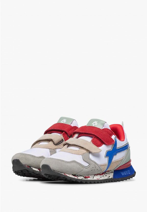 W6yz Sneakers In Tessuto Tecnico E Suede Grigio -JET VL-J