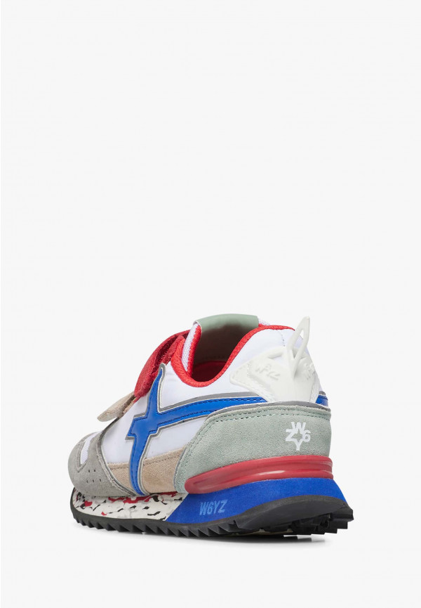W6yz Sneakers In Tessuto Tecnico E Suede Grigio -JET VL-J
