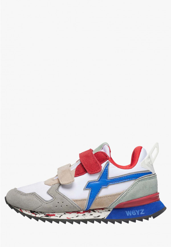W6yz Sneakers in tessuto tecnico e suede Grigio -JET VL-J