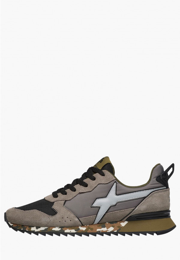 W6yz Sneakers in tessuto tecnico e suede Grigio-Nero -JET-M