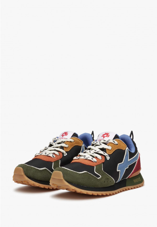 W6yz Sneakers In Tessuto Tecnico E Suede Militare -JET-J