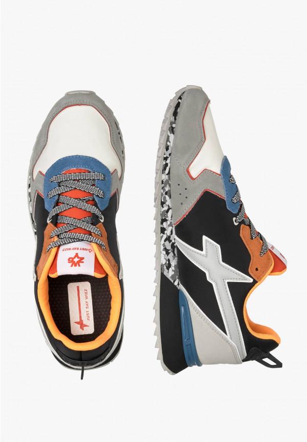 W6yz Sneakers In Tessuto Tecnico E Suede Nero -JET-M