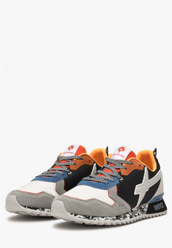 W6yz Sneakers In Tessuto Tecnico E Suede Nero -JET-M