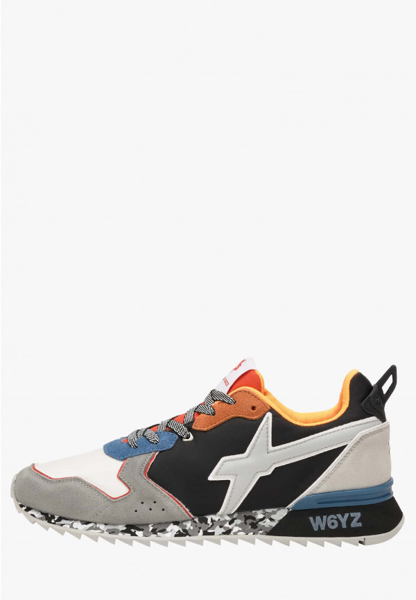 W6yz Sneakers in tessuto tecnico e suede Nero -JET-M