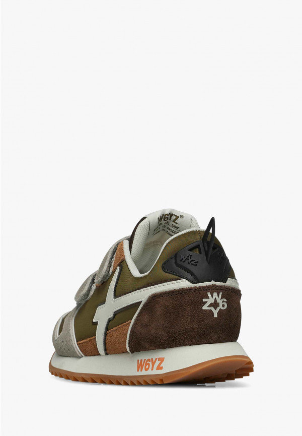 W6yz Sneakers In Tessuto Tecnico E Suede Tortora -JET VL-J