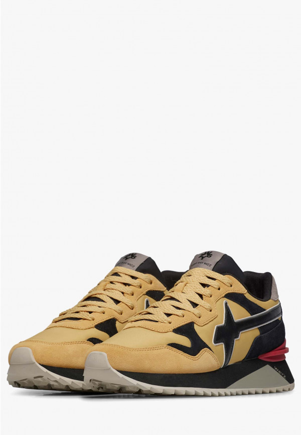 W6yz Sneakers In Tessuto Tecnico E Suede Zucca -YAK-M