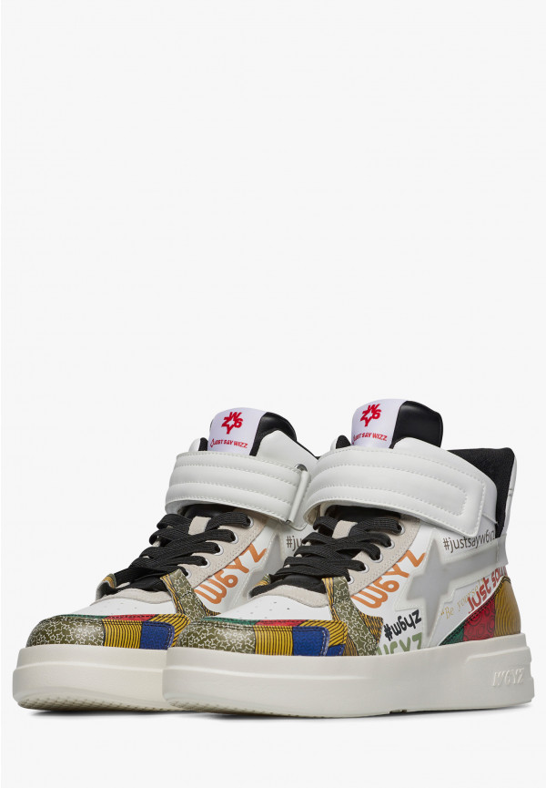 W6yz Sneakers Alla Caviglia In Pelle Bianco -Q-UNI