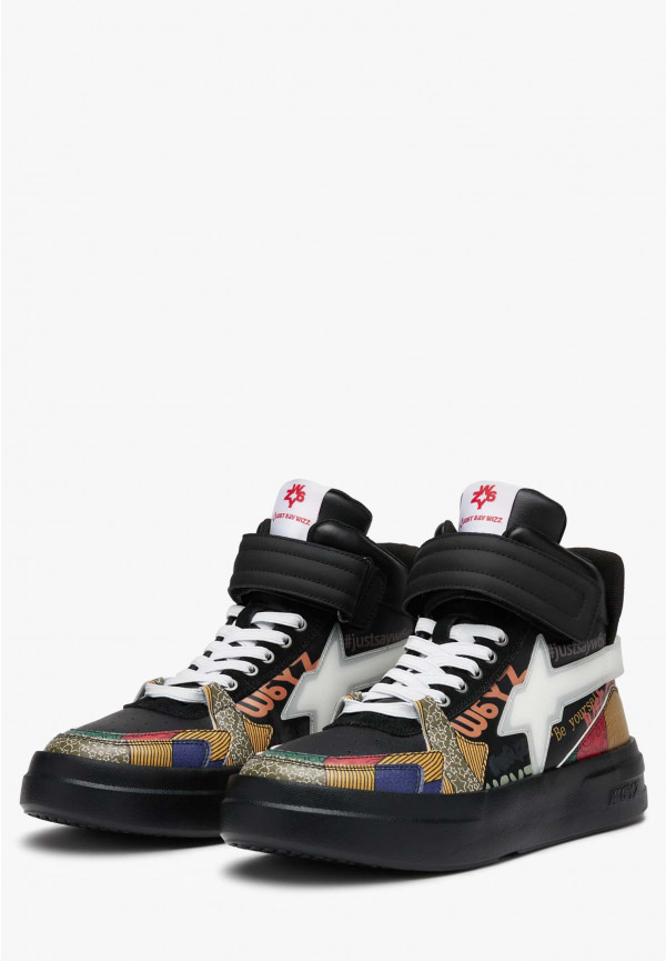 W6yz Sneakers Alla Caviglia In Pelle Nero -Q-UNI