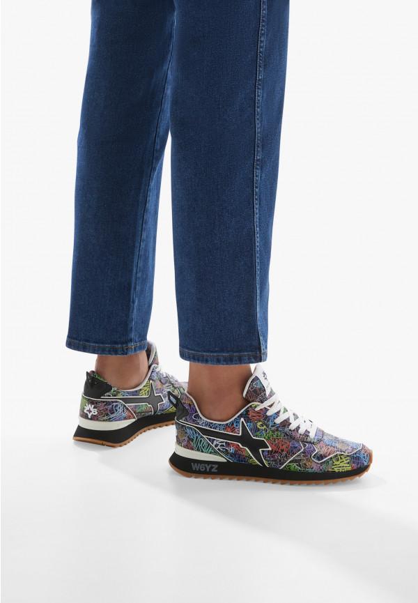 W6yz Sneakers In Ecopelle Nero -JET-M