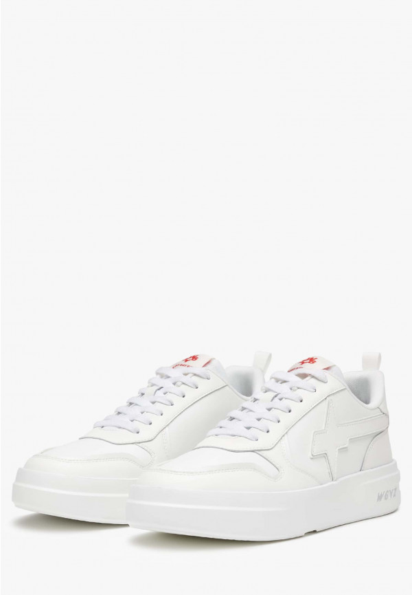 W6yz Sneakers In Pelle Bianco -BOND-UNI