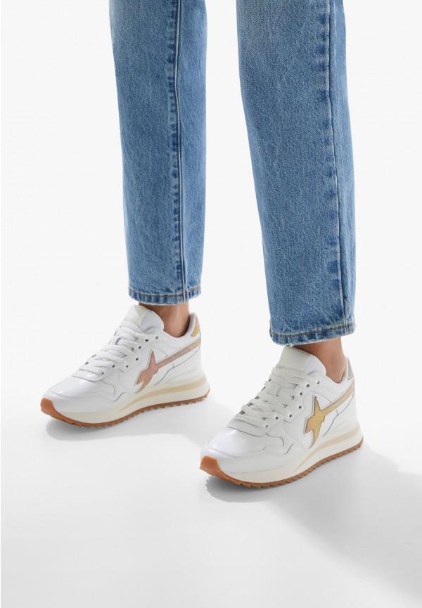 W6yz Sneakers In Pelle Bianco -YAK-W