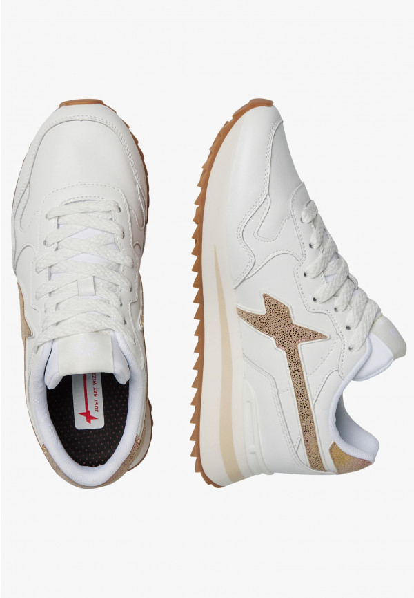 W6yz Sneakers In Pelle Bianco -YAK-W