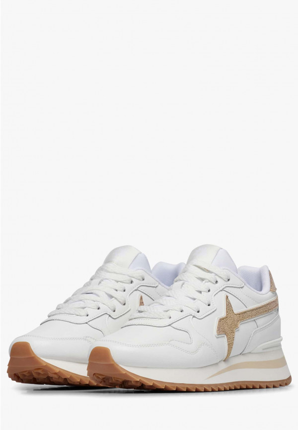 W6yz Sneakers In Pelle Bianco -YAK-W