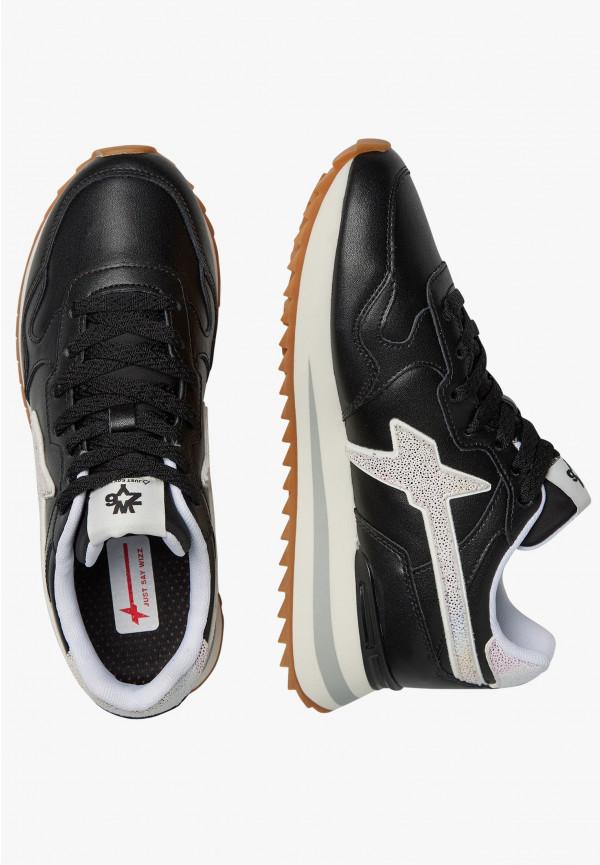 W6yz Sneakers In Pelle Nero -YAK-W