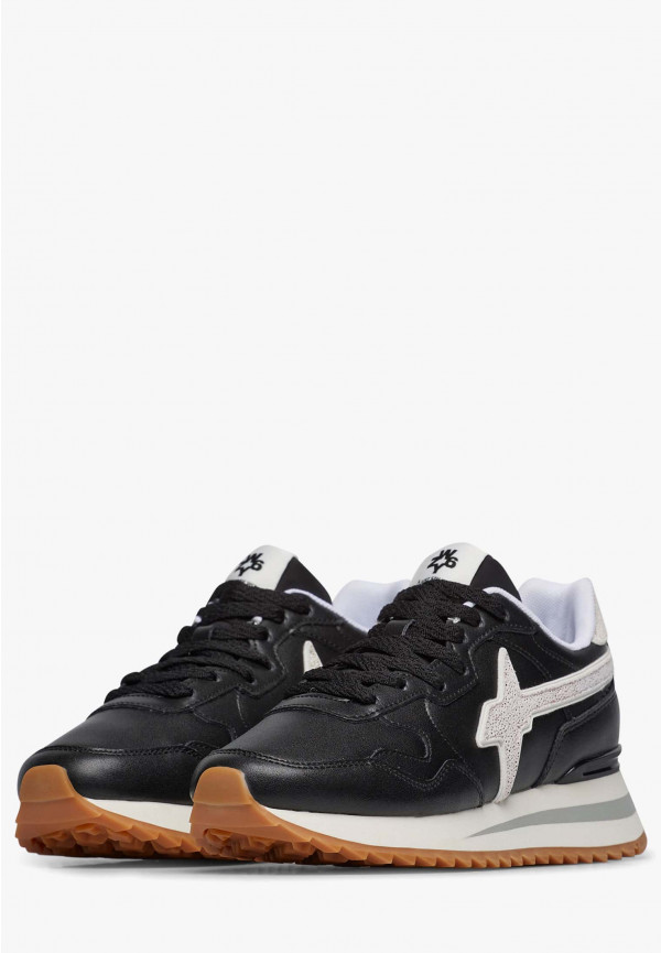 W6yz Sneakers In Pelle Nero -YAK-W