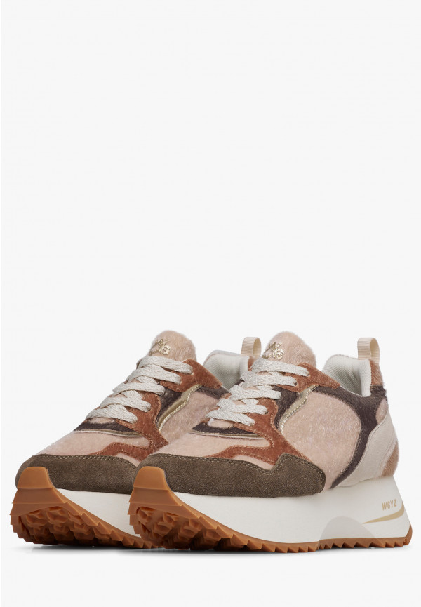 W6yz Sneakers In Suede Beige -ANNY 2 W